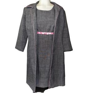 Reduced $19 Byer California Vintage Y2K Bow Accent Mini Dress Grey Size 7 With O